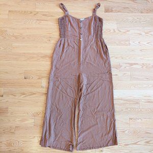Rust Coloured Twik Jumpsuit - Size Large